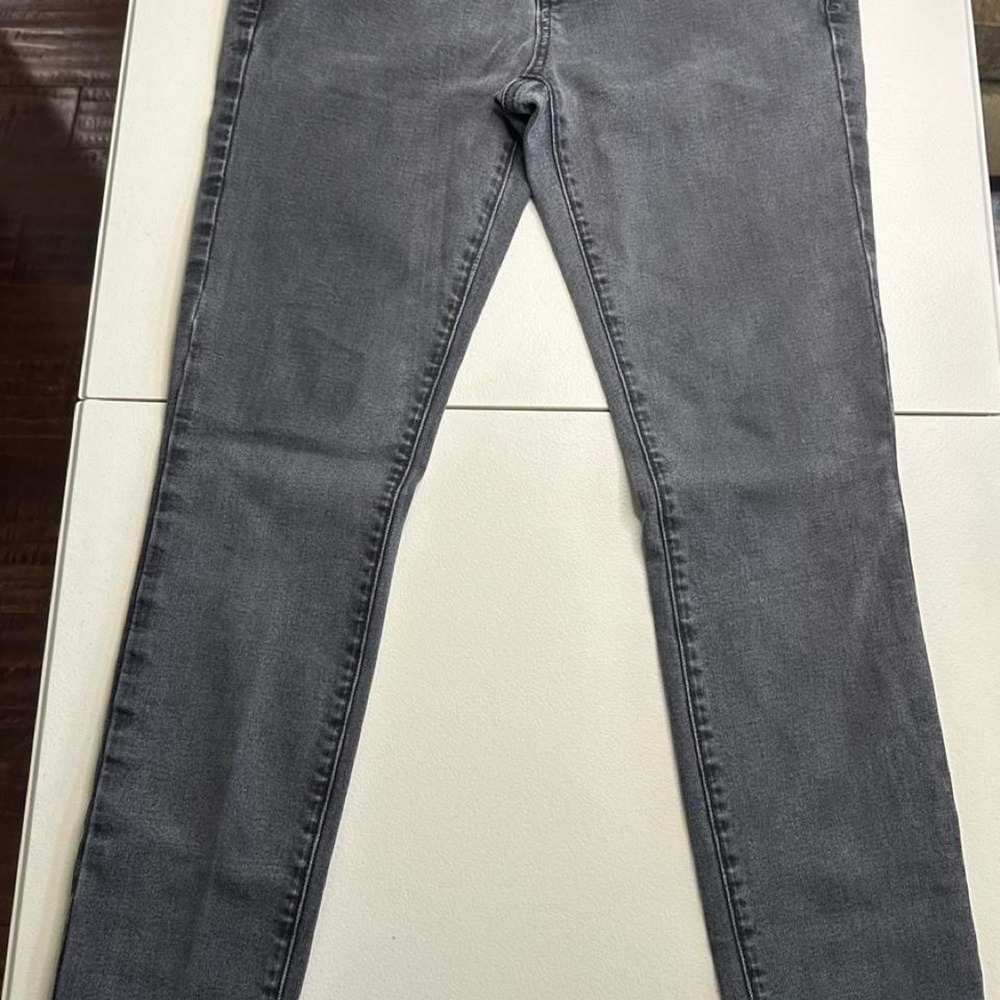 PacSun Mens Stacked Skinny Jeans Gray Black Washed Denim 30x30